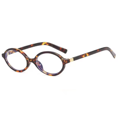 Lunettes ovales rétro coréennes pour femmes – Petite monture, protection anti-lumière bleue