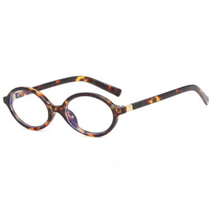 Lunettes ovales rétro coréennes pour femmes – Petite monture, protection anti-lumière bleue